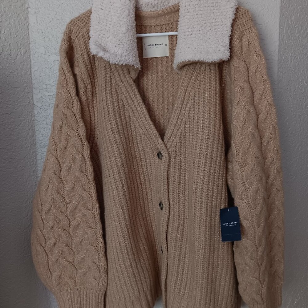 Lucky Brand  WOMANS Cardigan  Sweater NWT